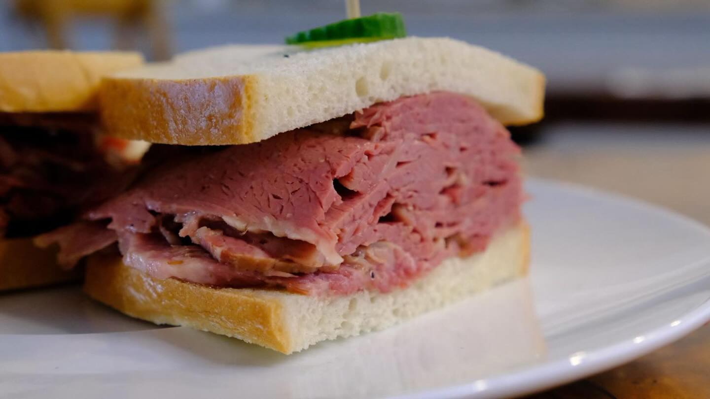 Pickled Corned Beef Sandwich